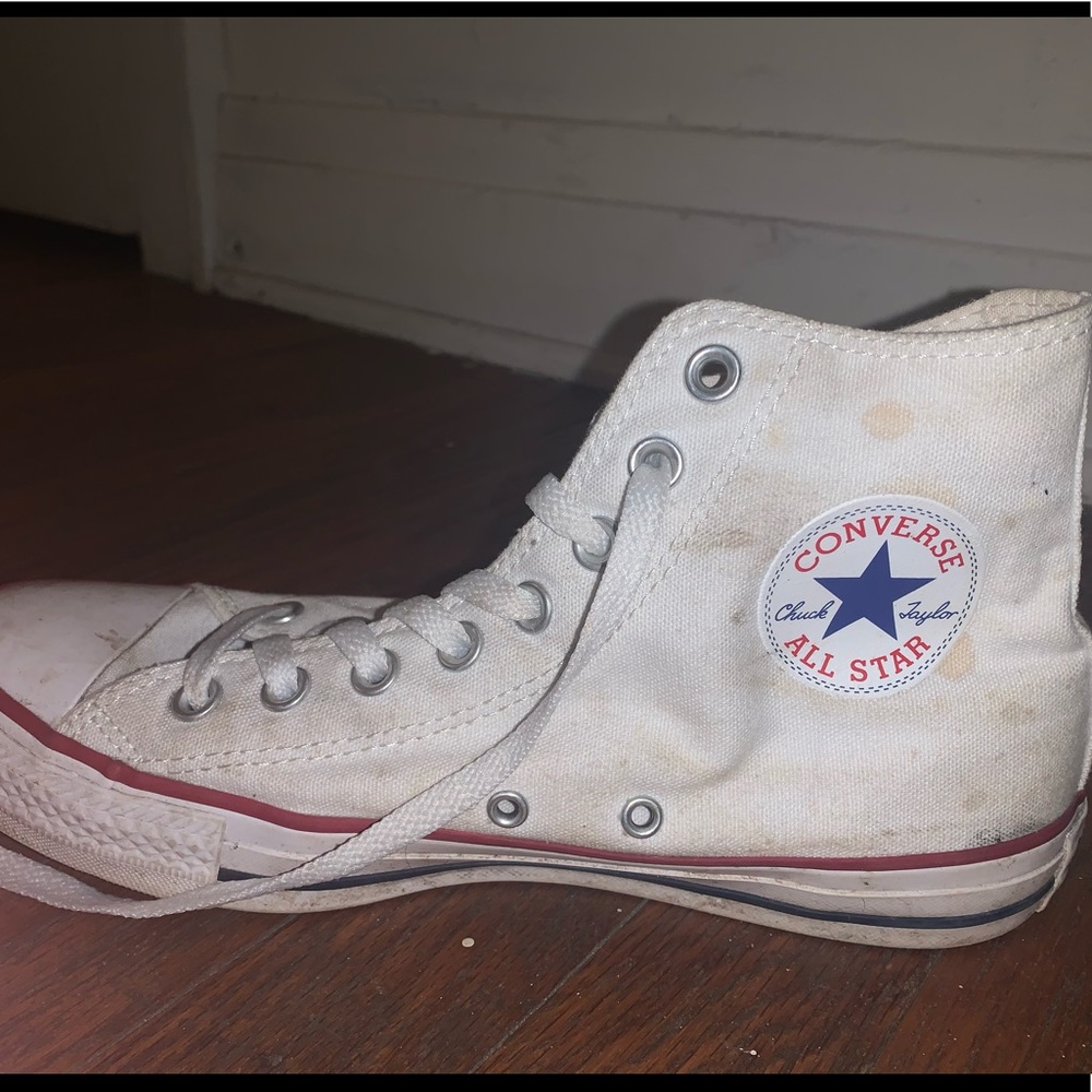 White High Top Converse